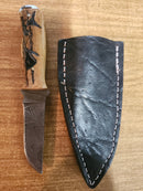 Sperm Whale Damascus Knife