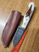 Moose Damascus Knife