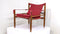 Red Leather Safari Chair