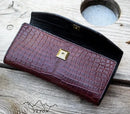 The Apex Bordeaux Clutch