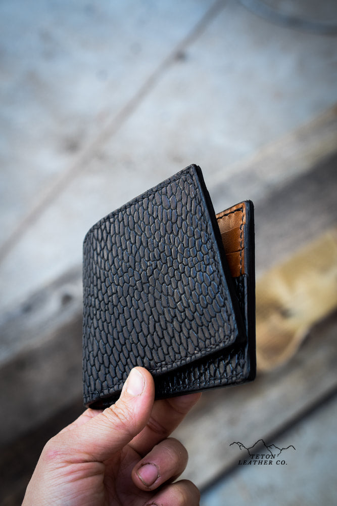 The Dam It Beaver Tail Wallet Deluxe (Black)