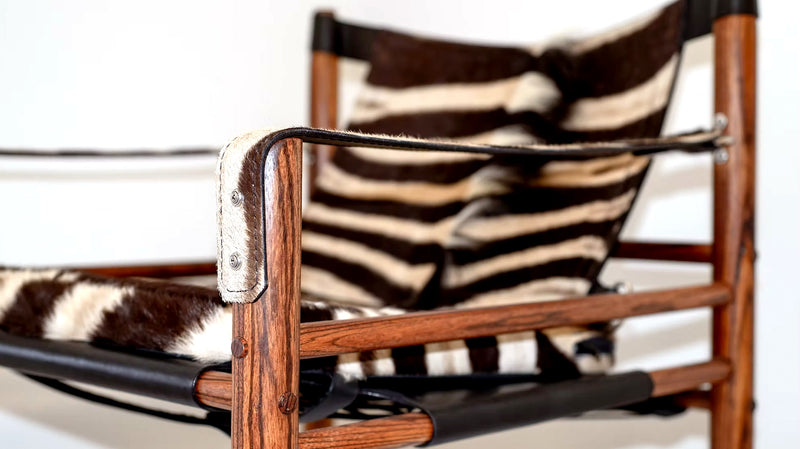 Zebra Hide Safari Safari Chair