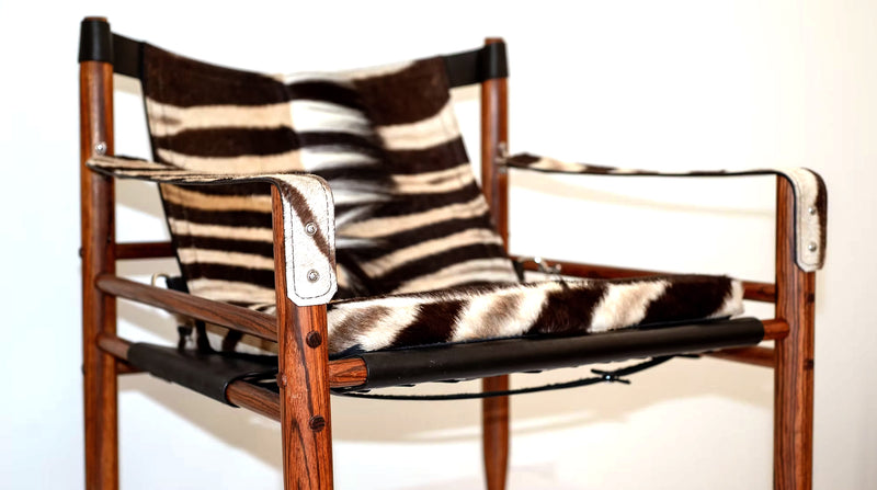Zebra Hide Safari Safari Chair