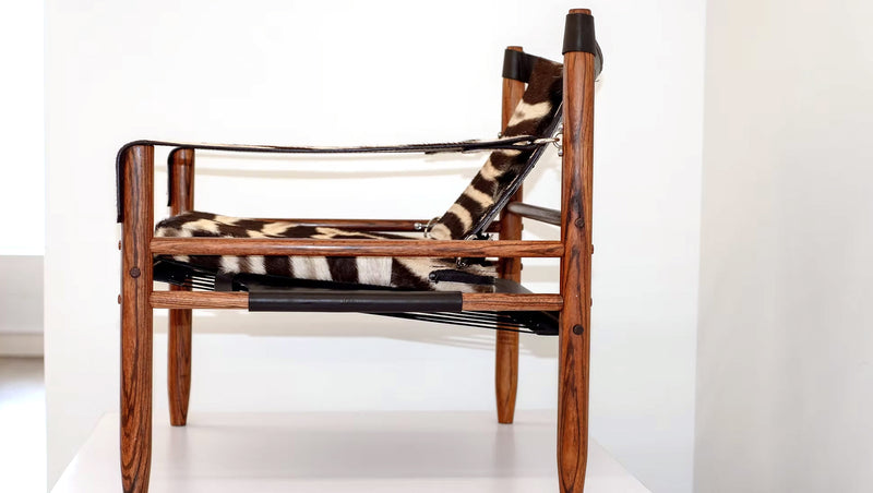 Zebra Hide Safari Safari Chair