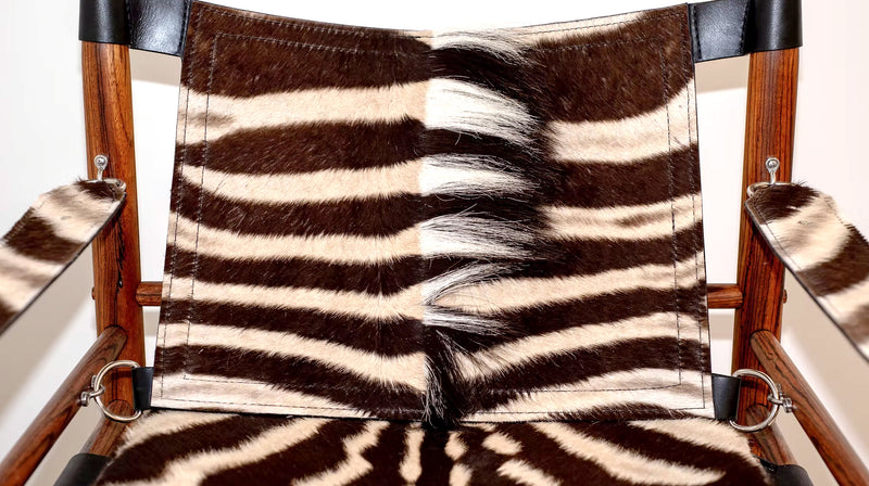Zebra Hide Safari Safari Chair