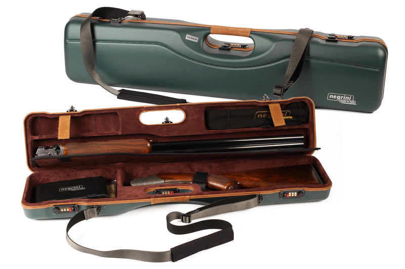 Negrini OU/SXS Deluxe Uplander Ultra-Compact Hunting Shotgun Case 16405LX/5493 - Sporting Classics Store