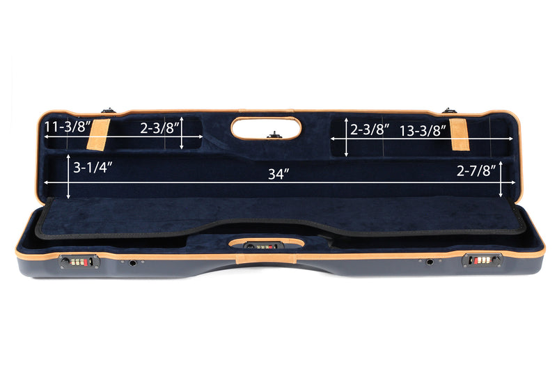 Negrini OU/SXS Deluxe Ultra-Compact Sporter Shotgun Case 16407LX/5643 - Sporting Classics Store