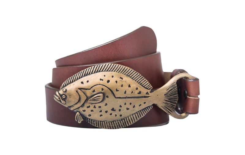 The Flounder Belt Buckle - Sporting Classics Store