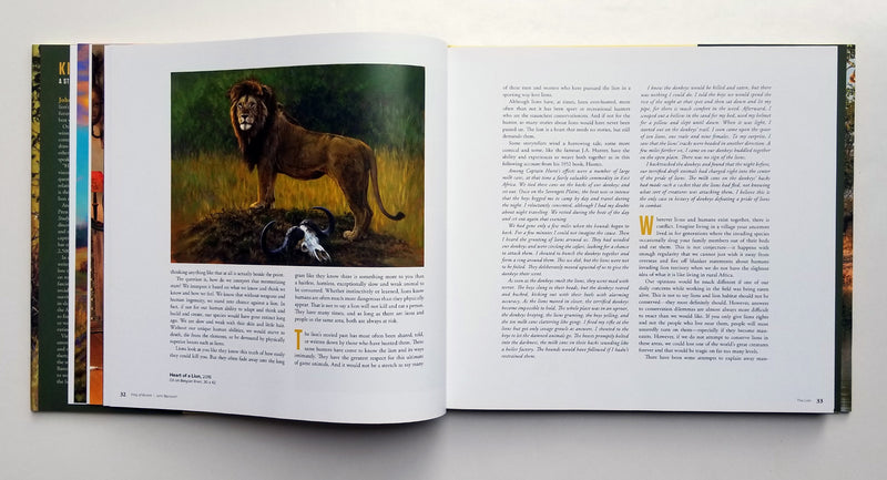 King of Beasts: A Study of the African Lion - Collector's Edition -Signed by John Banovich