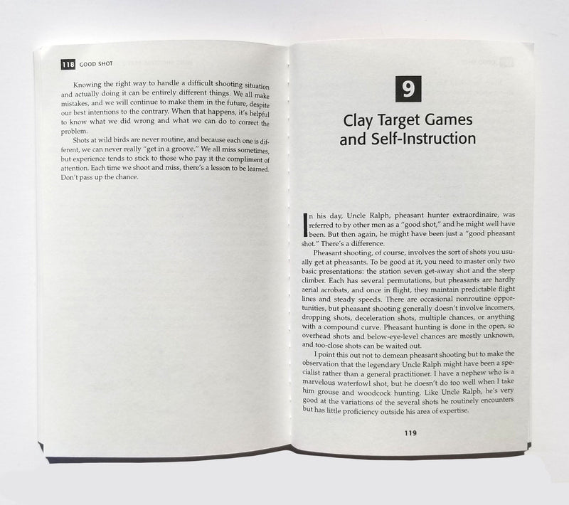 Good Shot: A Guide to Using Clay Target Skills in the Field Hardcover