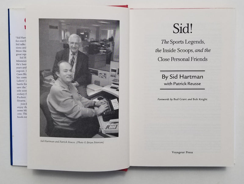 Sid! The Sports Legends, the Inside Scoops, and the Close Personal Friends
