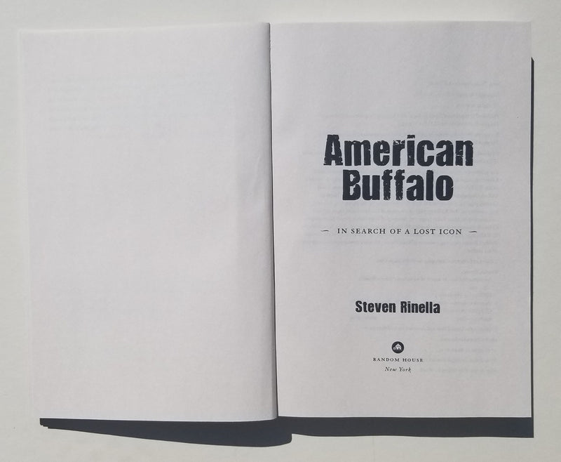 American Buffalo: In Search of a Lost Icon