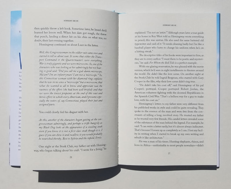 Hemingway and Me: Letters, Anecdotes, and Memories of a Life-Changing Friendship