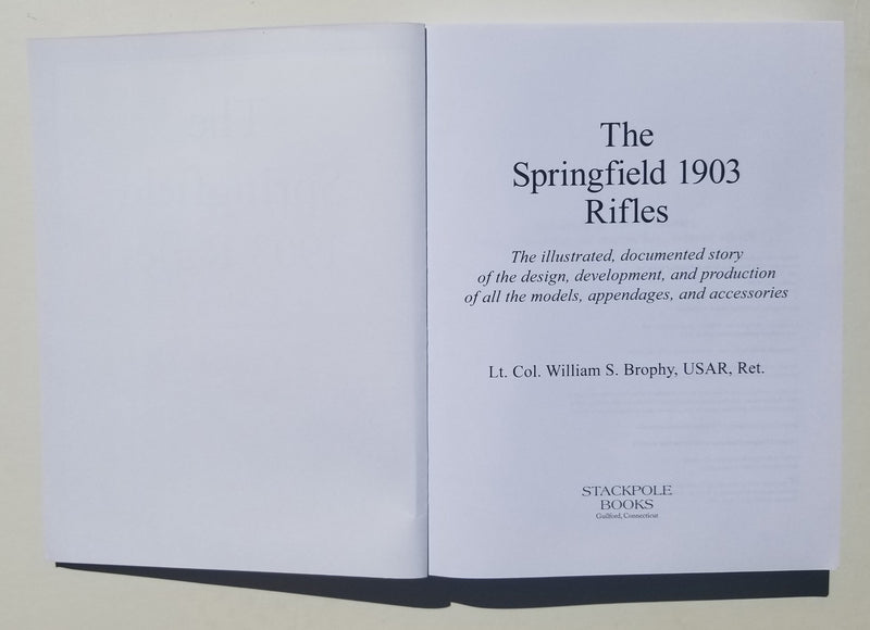 The Springfield 1903 Rifles