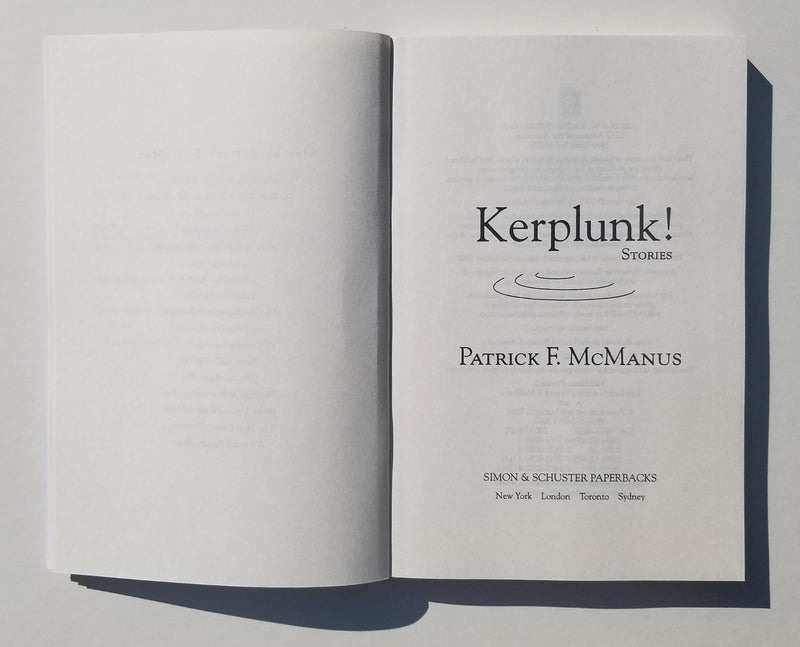 Kerplunk! Stories