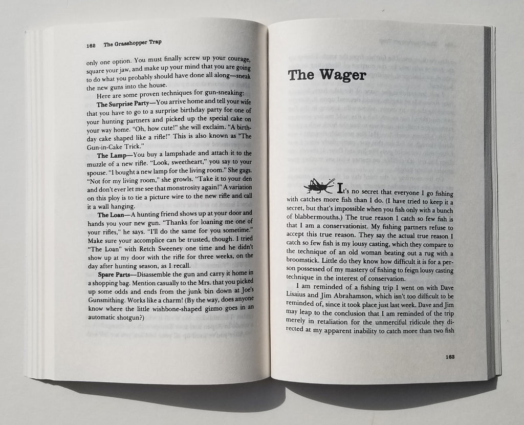 The Grasshopper Trap By Patrick F. McManus - Vintage Humor Essays (1986)