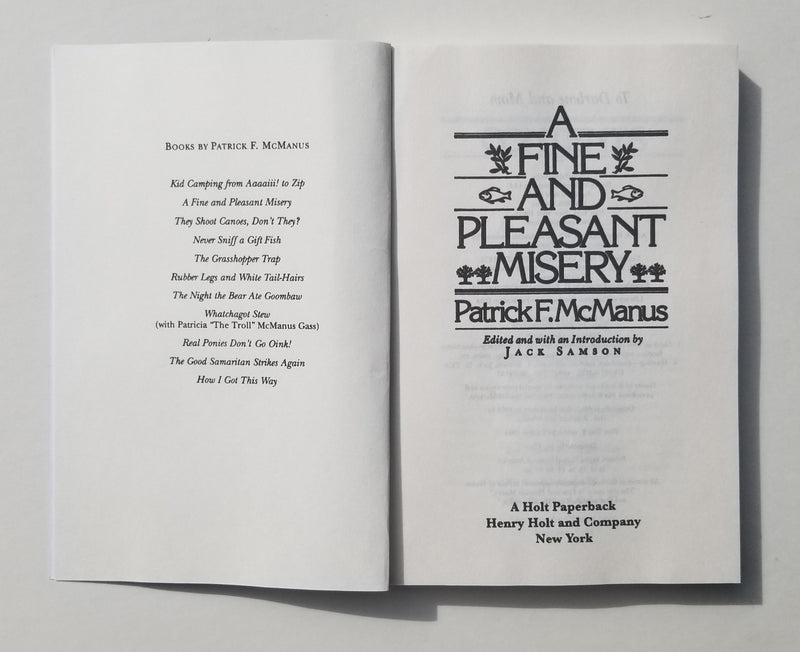A Fine and Pleasant Misery