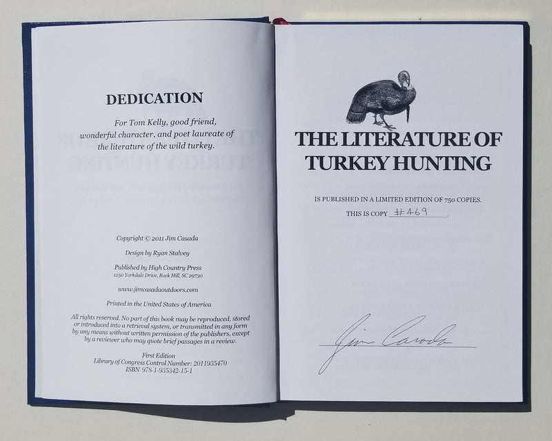 The Literature of Turkey Hunting: An Annotated Bibliography