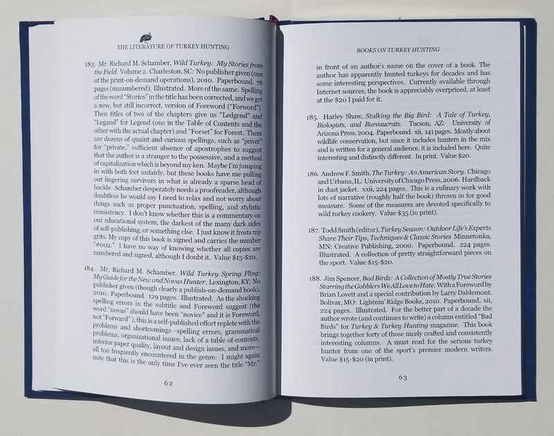 The Literature of Turkey Hunting: An Annotated Bibliography