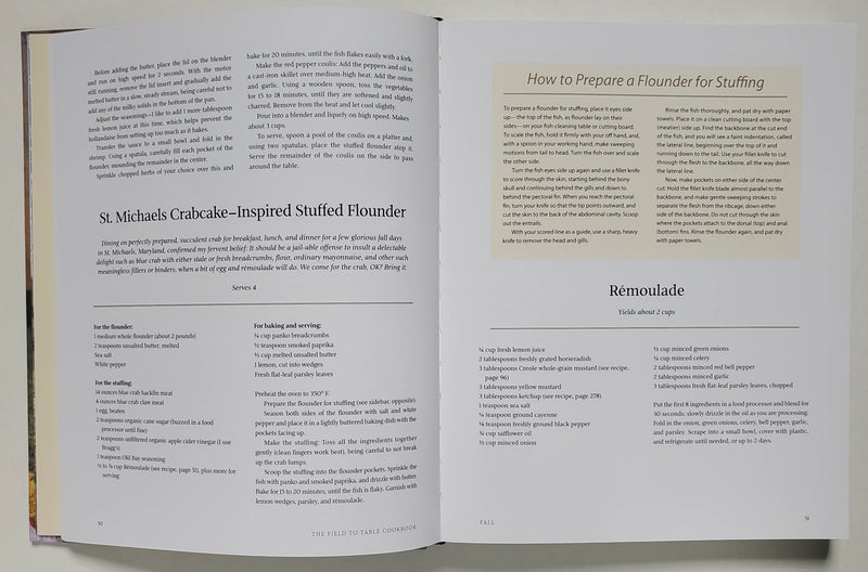The Field to Table Cookbook: Gardening, Foraging, Fishing, & Hunting