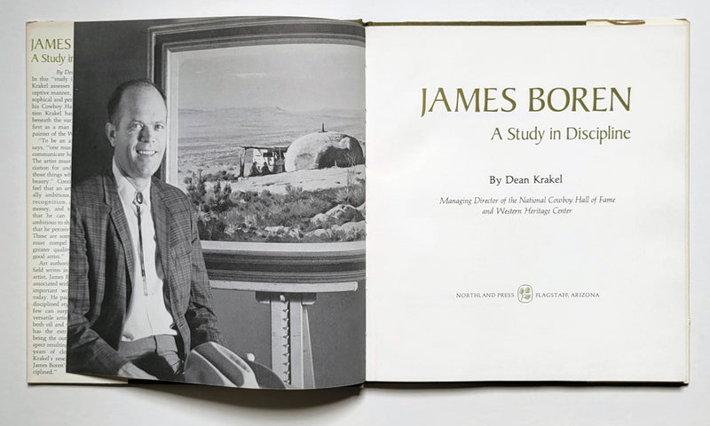 James Boren: A Study in Discipline, Signed