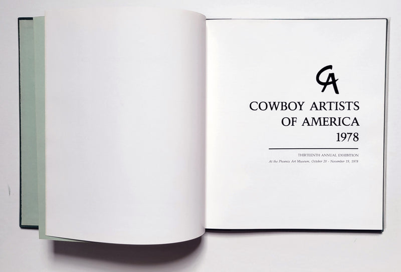 Cowboy Artists of America: 1978 Exhibition