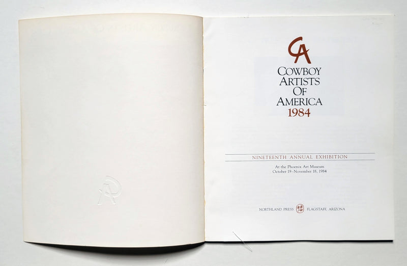 Cowboy Artists of America: 1984 Exhibition