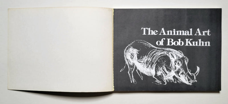 The Animal Art of Bob Kuhn: Softcover, First Edition, Signed
