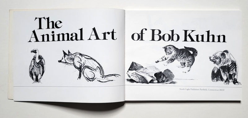 The Animal Art of Bob Kuhn: Softcover, First Edition, Signed