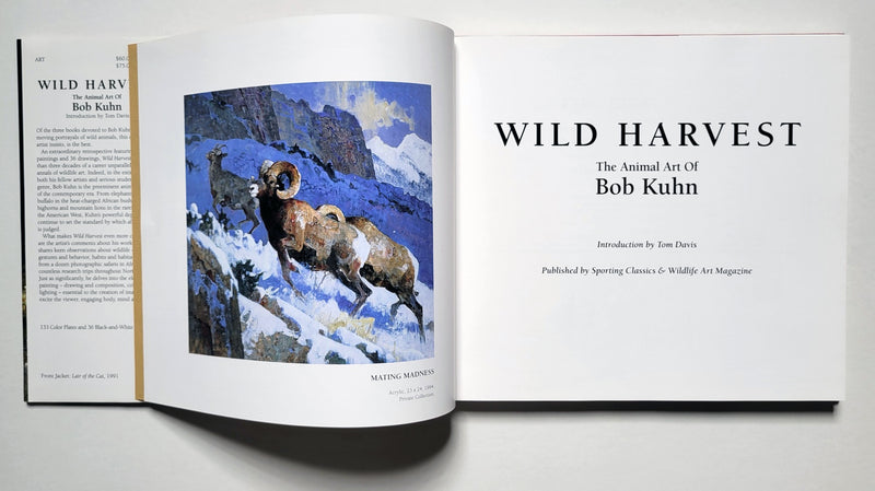 Wild Harvest- Fist Edition, Signed w/ print