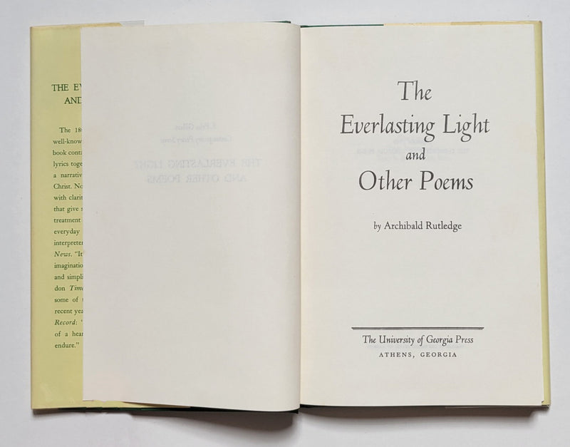 The Everlasting Light and Other Poems
