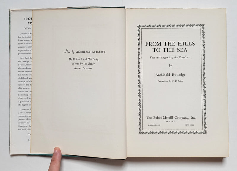 From the Hills to the Sea: Fact and Legend of the Carolinas