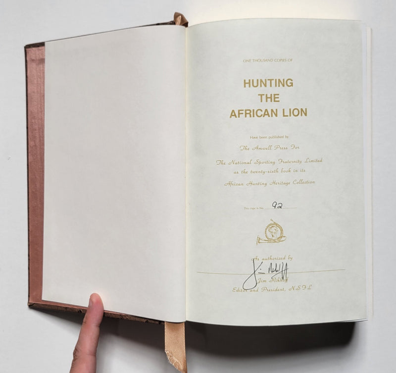 Hunting the African Lion
