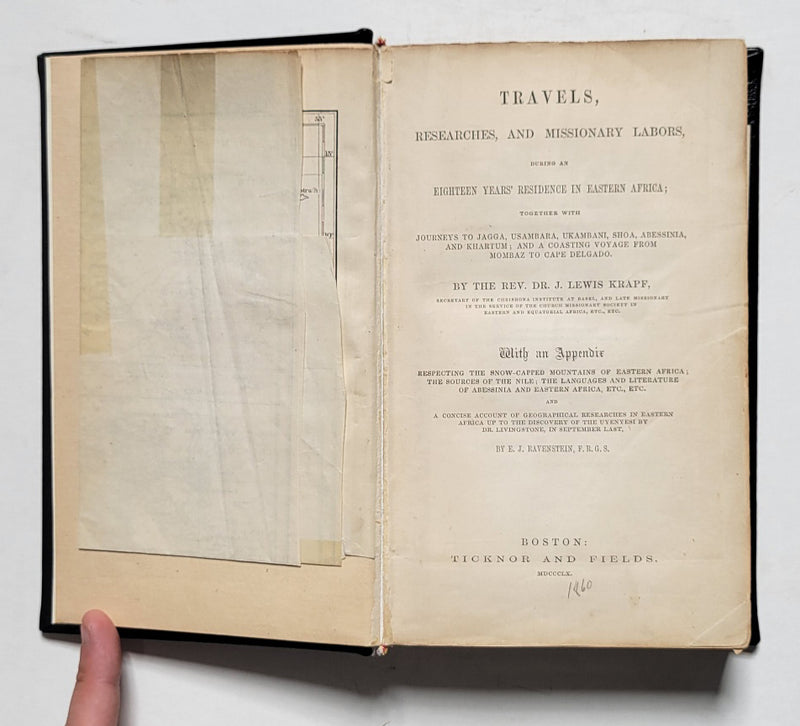 Travels, Researches, and Missionary Labors, During an Eighteen Years’ Residence in Eastern Africa