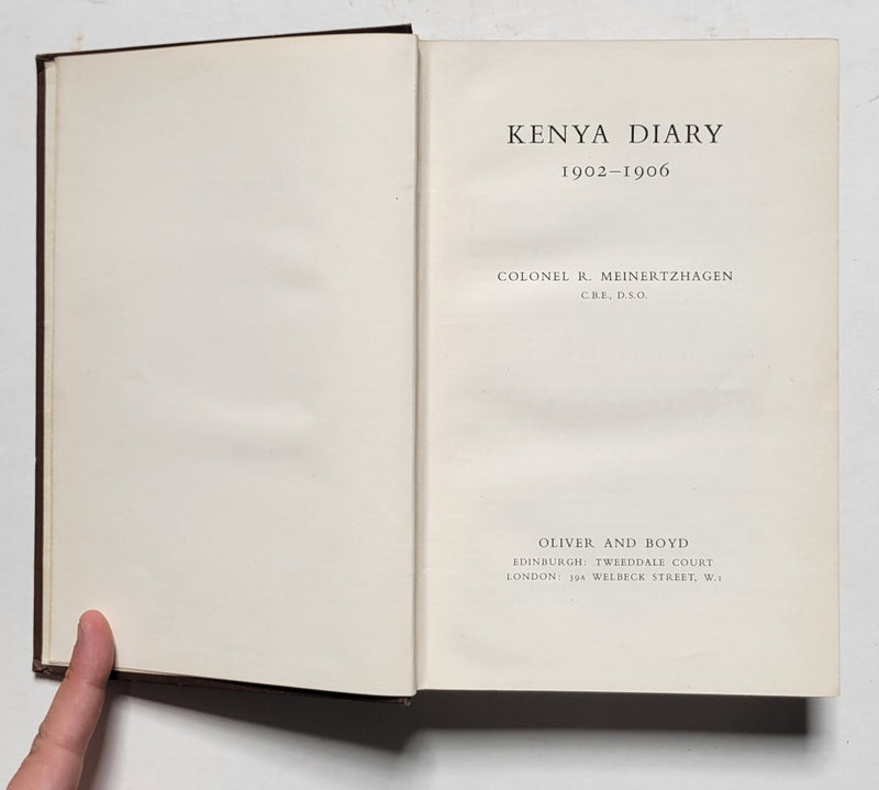 Kenya Diary 1902-1906