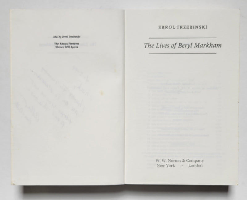 The Lives of Beryl Markham