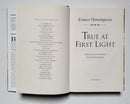 True at First Light: A Fictional Memoir