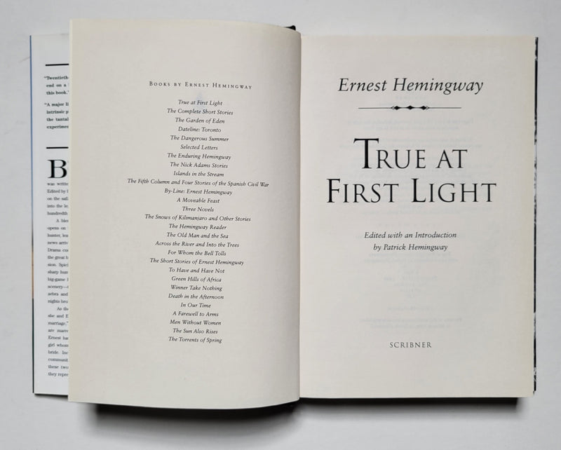 True at First Light: A Fictional Memoir
