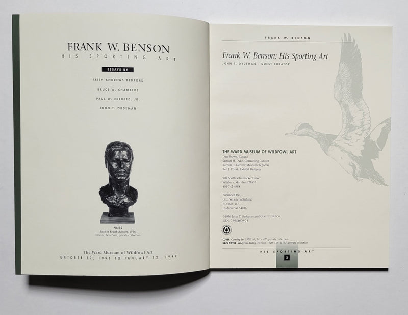 Frank W. Benson: His Sporting Art