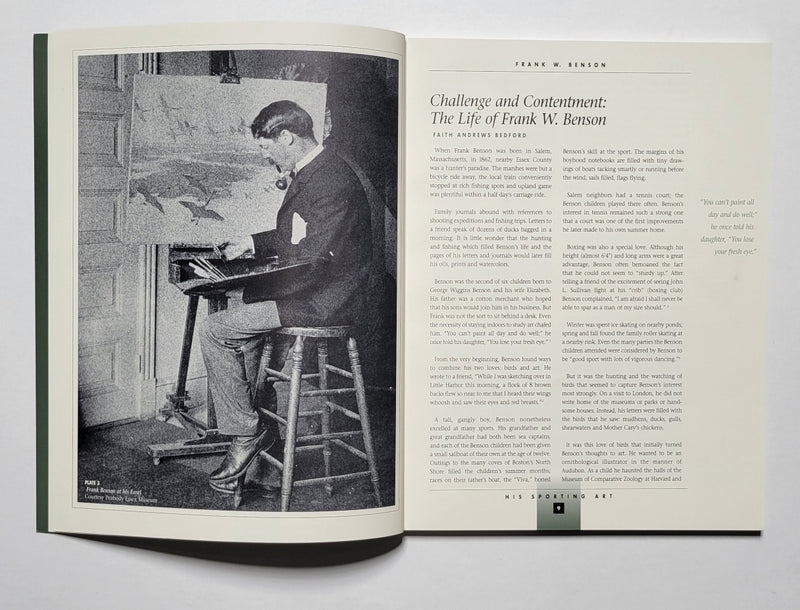 Frank W. Benson: His Sporting Art