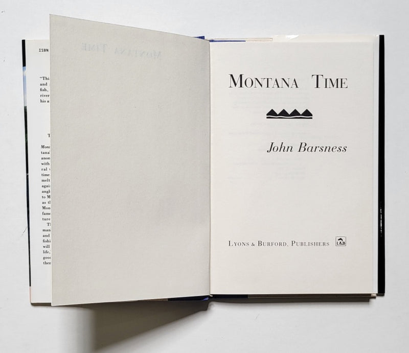 Montana Time: The Seasons of a Trout Fisherman