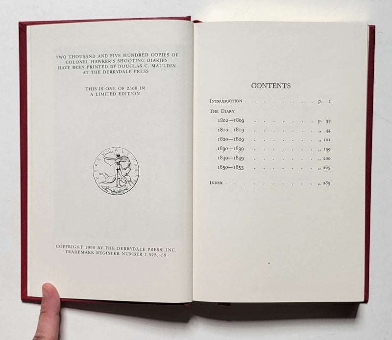 Colonel Hawker's Shooting Diaries