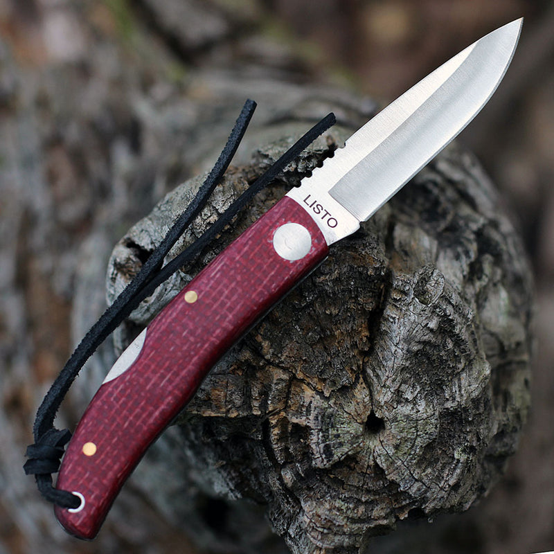 Castillo Listo - Chili Red Micarta