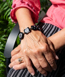 Tribal Tiles - Black and White Bracelet