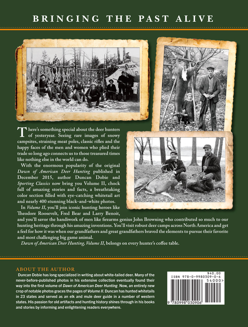 Dawn of American Deer Hunting Volume II - Sporting Classics Store