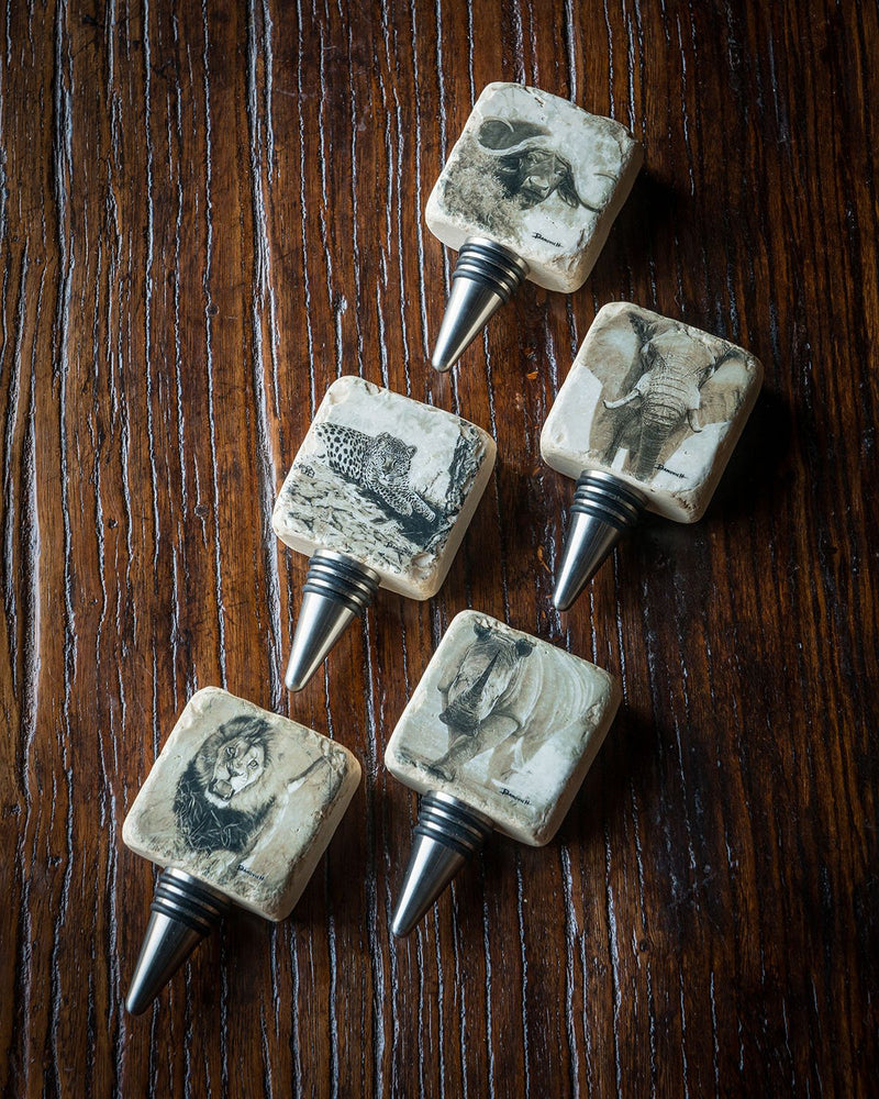 Banovich Wine Stoppers The African Big Five Collection - Sporting Classics Store
