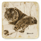 Tiger Marble Coasters by John Banovich