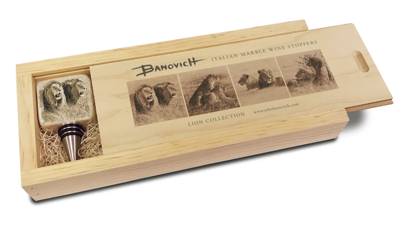 Banovich Wine Stoppers: Lion Collection