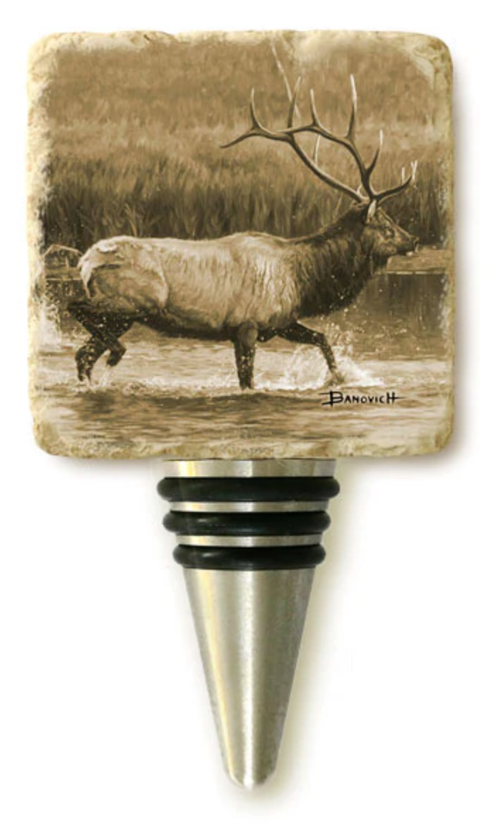 Banovich Wine Stoppers: Elk Collection