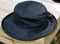 Waxed Cotton Ladies Hat - Black